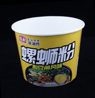 डिस्पोजेबल इंस्टेंट नूडल पेपर कप टेकवे सूप दलिया कंटेनर