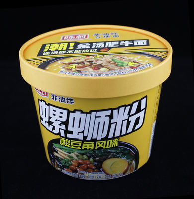 डिस्पोजेबल इंस्टेंट नूडल पेपर कप टेकवे सूप दलिया कंटेनर