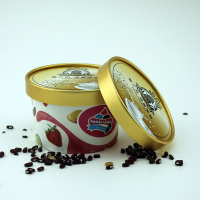 लीकप्रूफ बायोडिग्रेडेबल आइसक्रीम कंटेनर लिड्स के साथ पर्यावरण के अनुकूल 5 औंस 150ml