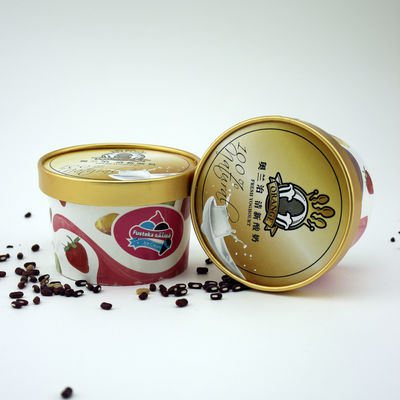 लीकप्रूफ बायोडिग्रेडेबल आइसक्रीम कंटेनर लिड्स के साथ पर्यावरण के अनुकूल 5 औंस 150ml