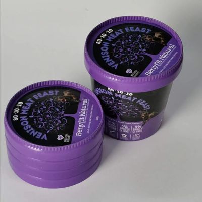 475ml जैव अपघट्य आइसक्रीम टब ढक्कन के साथ, 520ml आइसक्रीम पेपर कटोरा