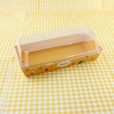 कस्टम मुद्रित बेकरी पैकेजिंग बॉक्स नाव आकार अपघटनीय केक कागज कंटेनर