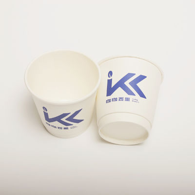 पीपी ढक्कन के साथ अनुकूलित मुद्रण पीने का कागज कप 8 औंस 250ml डिस्पोजेबल खोखला