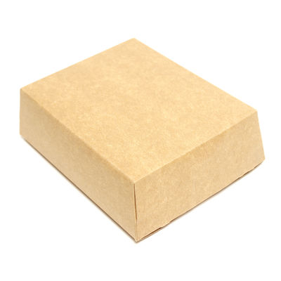 फोल्डेबल फास्ट फूड पैकिंग बॉक्स हल्के पर्यावरण के अनुकूल क्राफ्ट कंटेनर