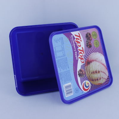 खाद्य ग्रेड आइसक्रीम कागज कप ढक्कन के साथ कसकर सील डिस्पोजेबल कटोरे