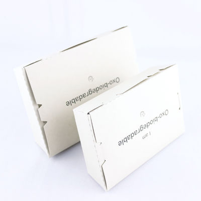 गोलाकार फोल्डिंग डिस्पोजेबल खाद्य पैकेजिंग बॉक्स सफेद कागज कंटेनर