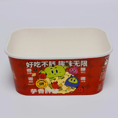 स्क्वायर पेपर कप 20-30 औंस क्षमता के आयोजनों में मध्यम आकार के पेय के लिए उपयुक्त