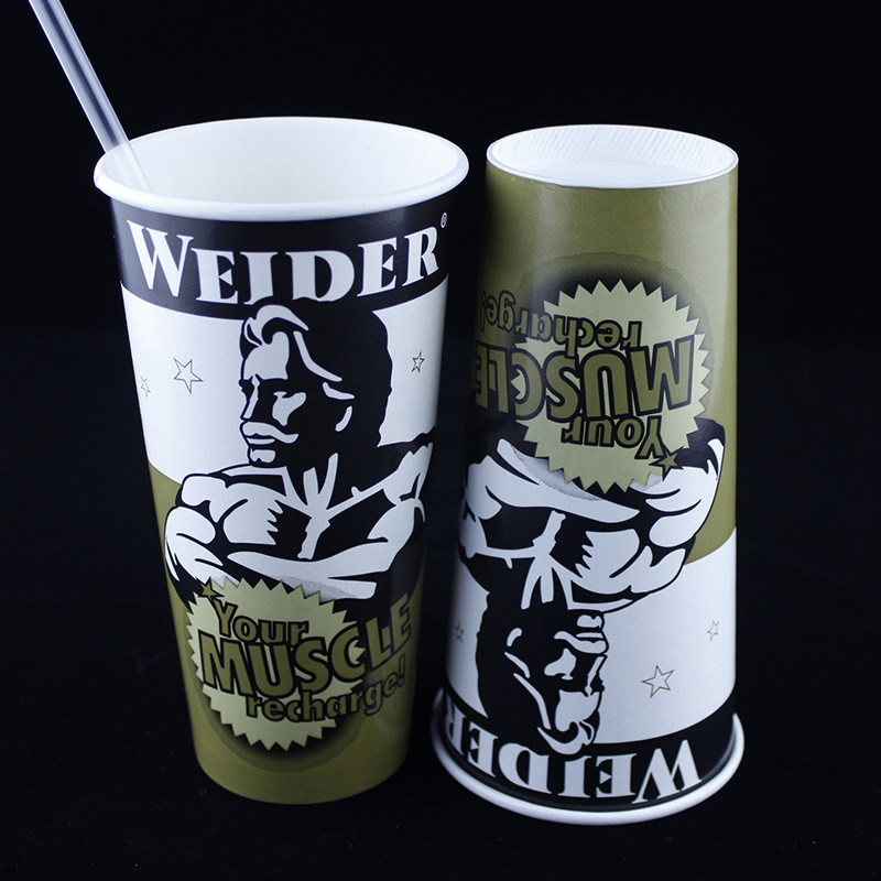 पुनर्नवीनीकरण मुद्रित कागज कप, डबल दीवार बायोडिग्रेडेबल टेकवे कॉफी कप